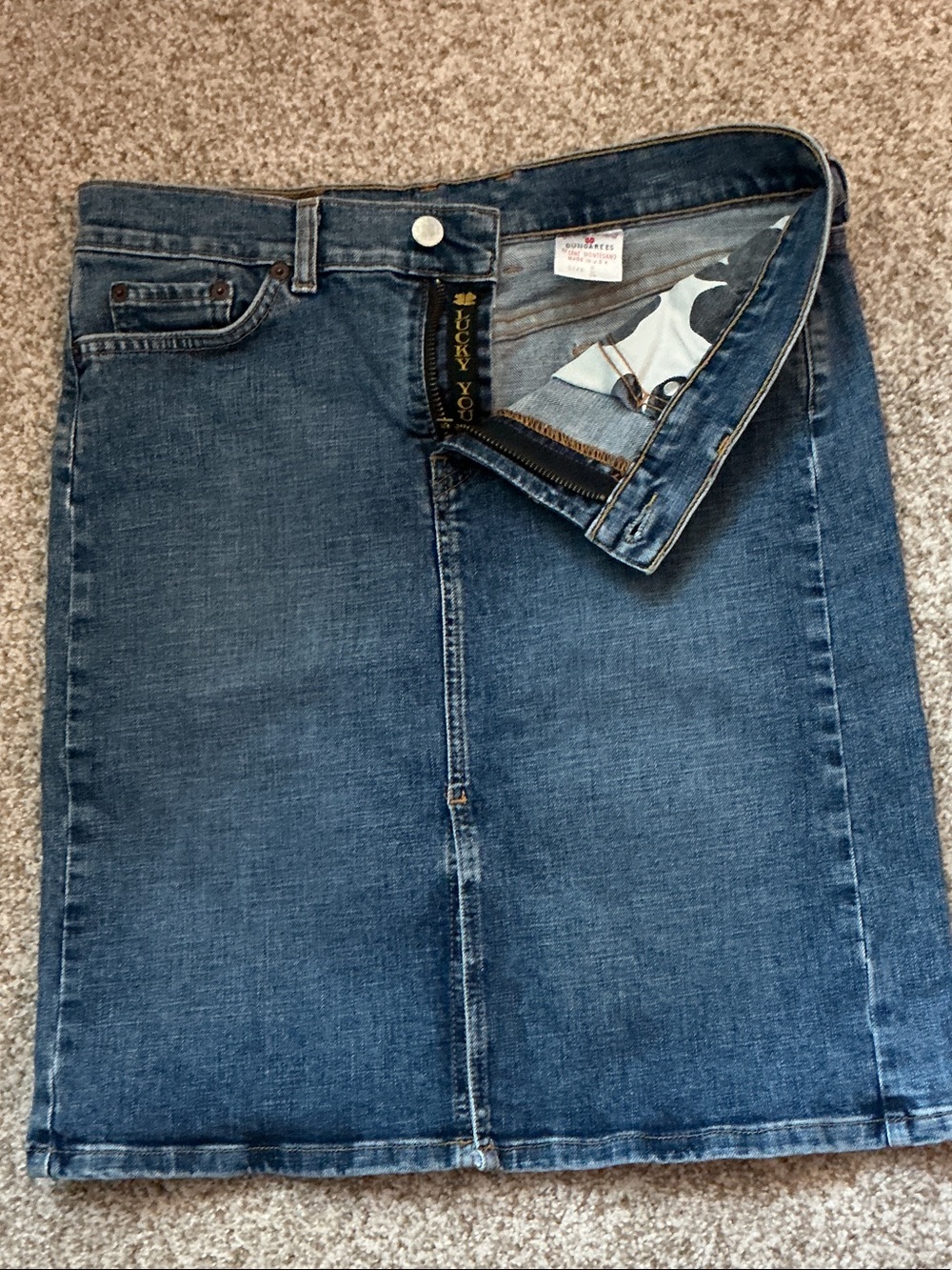 Women’s Denim Lucky Brand skirt Classic Straight